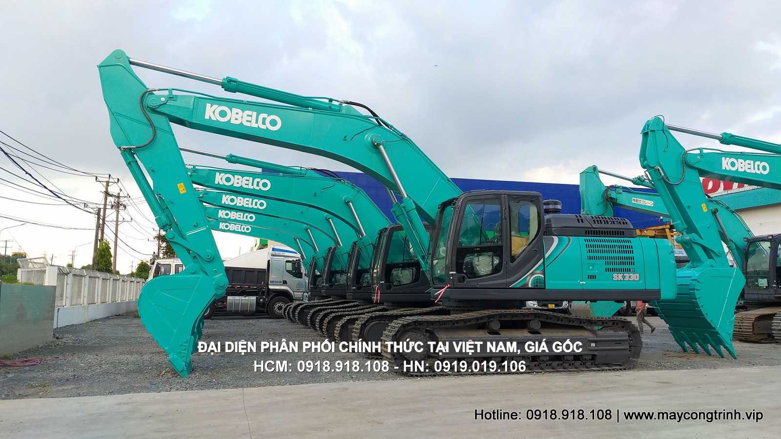 Máy xúc đào ( Máy đào, Máy xúc ) Kobelco sk500xdlc-10, gầu 2.1 - 2.5 m3