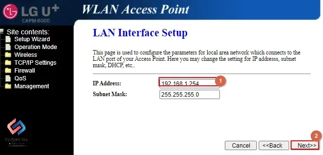 برمجة اكسيز SK بسوفت لينكس لكي يعمل Access Point بسلك برمجة اكسيز SK بسوفت لينكس لكي يعمل Access Point بسلك