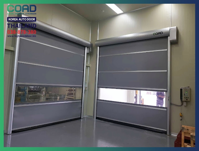 High Speed Door ประต ความเร วส ง For Utilizing Factory Space