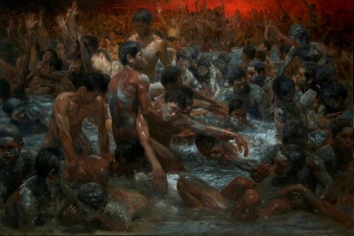 Филиппинский художник-реалист. Orley Ypon