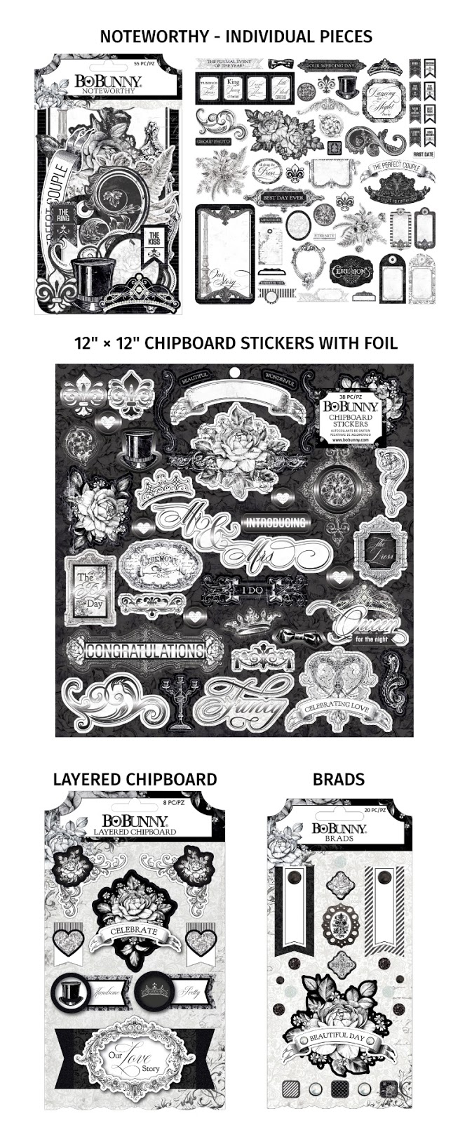 The BoBunny Blog Tuxedos & Tiaras by BoBunny