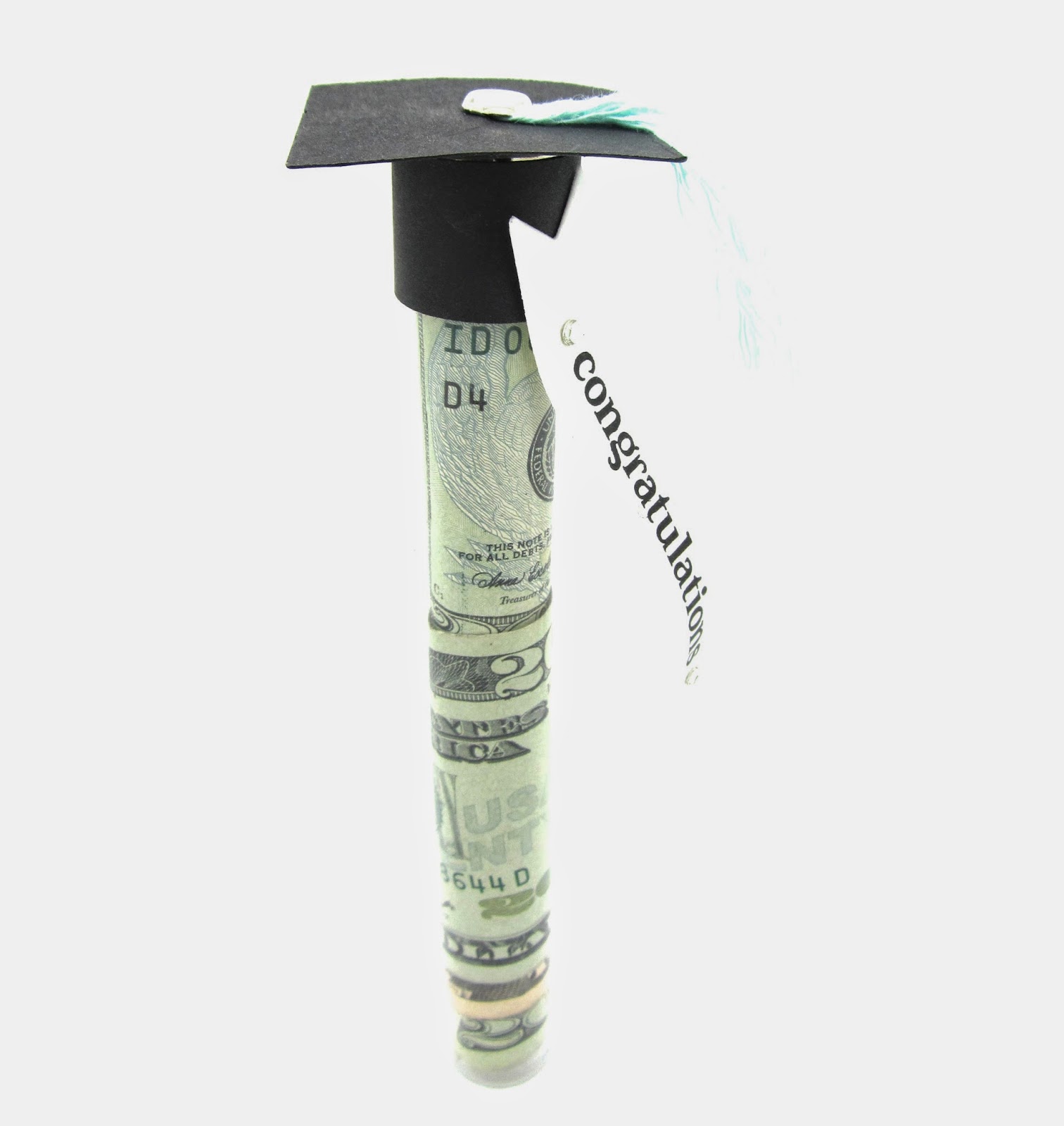 PinkBlingCrafter A Money Test Tube for the Graduate!