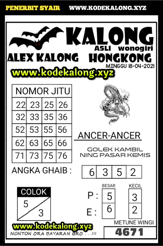 Syair Togel Singapore 18 April 2021 Syair Terlengkap Hari Ini