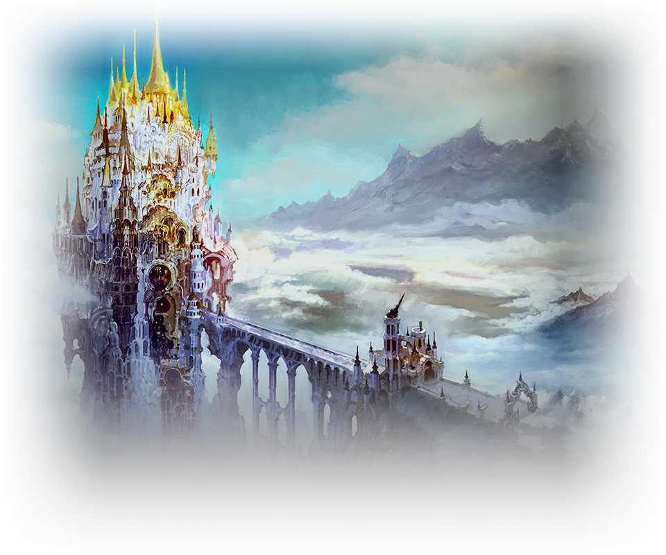 Final Fantasy XV замок. Снежные пейзажи фэнтези. Abalathia's Spine. Brume PNG.