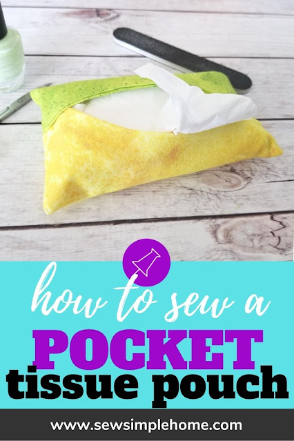 Keep your tissues handy with this pocket tissue holder sewing tutorial.