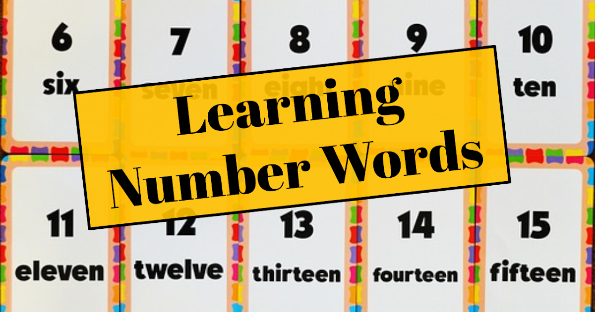 Number Words TJ Homeschooling