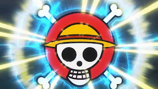 ワンピースアニメ  | 麦わらの一味 海賊旗 マーク | ONE PIECE Straw Hat Pirates Jolly Roger