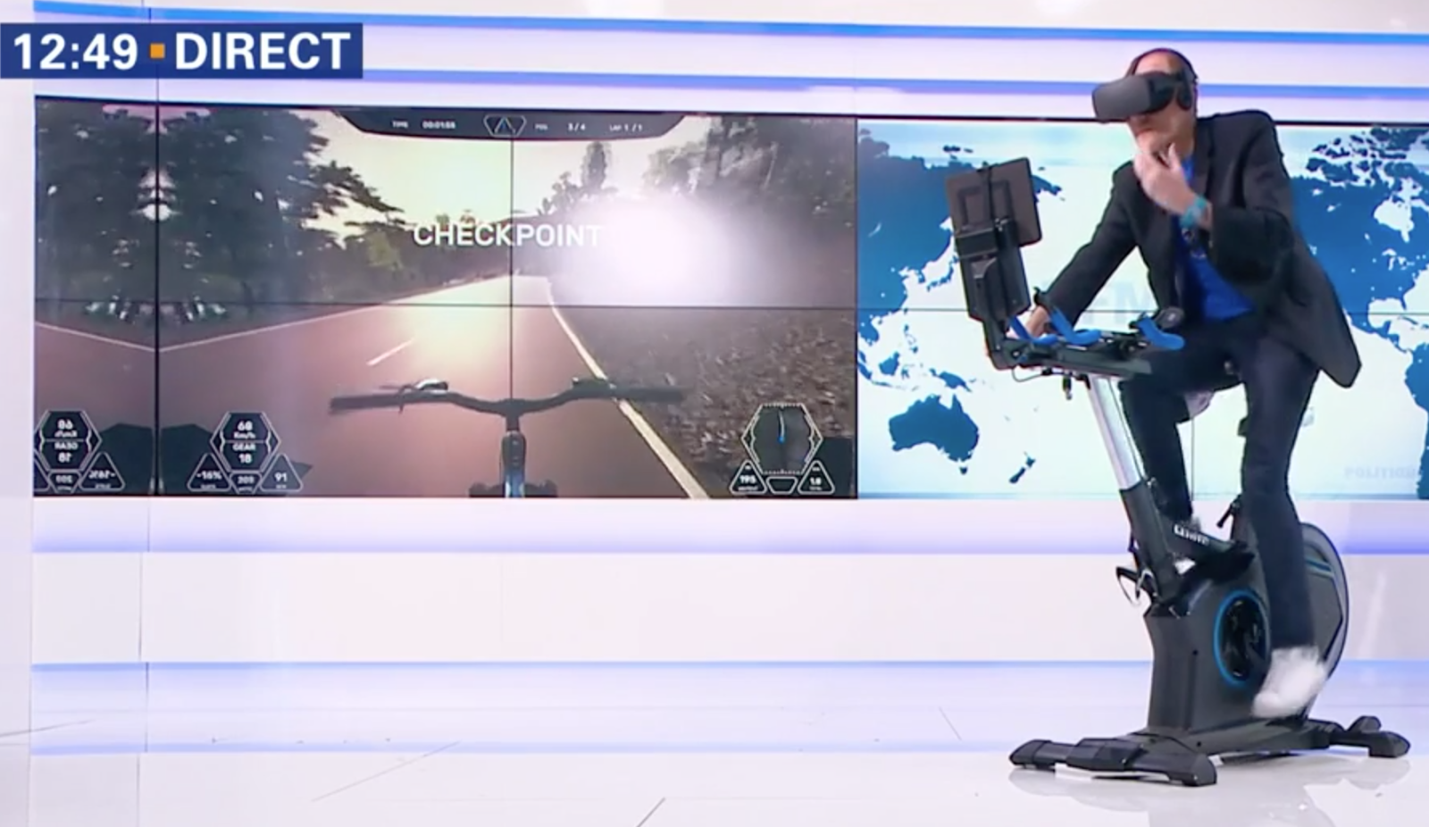 oculus bike riding