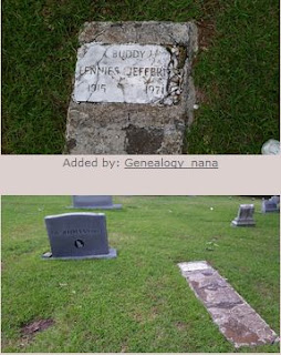 Lennies Jeffreys tombstone Lennies Jeffreys tombstone