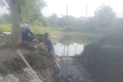 Dibangunya Drainase Waduk Tengah di Desa Tenaru, Dapat Apresiasi Warga 