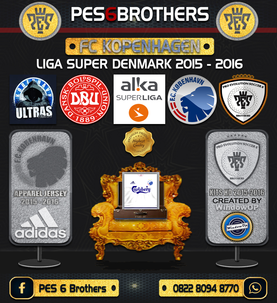 KITS JERSEY GDB FC Kopenhagen LIGA SUPER DENMARK 2015 2016 IN PES 6 By WindowOp Kitmaker PES 6 KITS JERSEY GDB FC Kopenhagen LIGA SUPER DENMARK 2015 2016 IN PES 6 By WindowOp Kitmaker PES 6