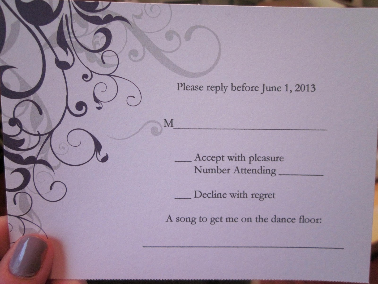 It's A Long Story Wedding Reply/RSVP Cards