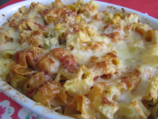  Pasta con Calabacín y Tomate 