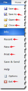 Toolbar pada menu File yang harus diketahui oleh pemula yang masih Belajar komputer dasar Toolbar dalam menu File yang wajib dipelajari pemula