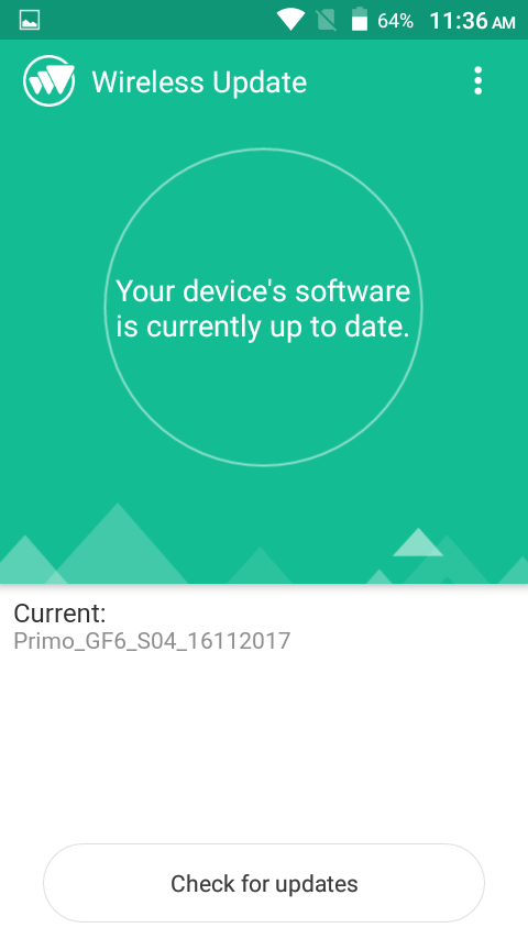 Primo GF6 OTA Update