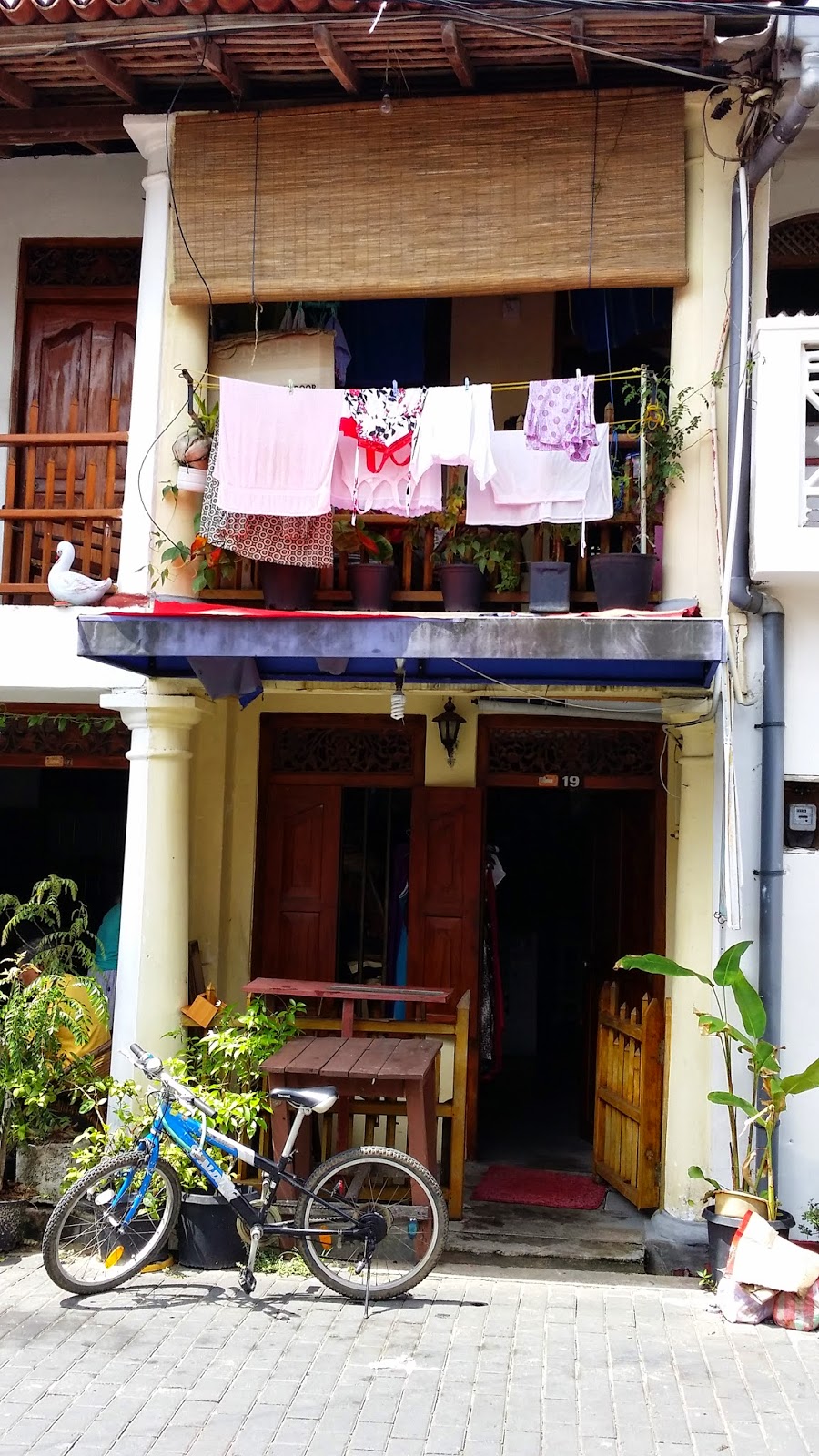 Colorido de las casas de Galle (Sri Lanka)