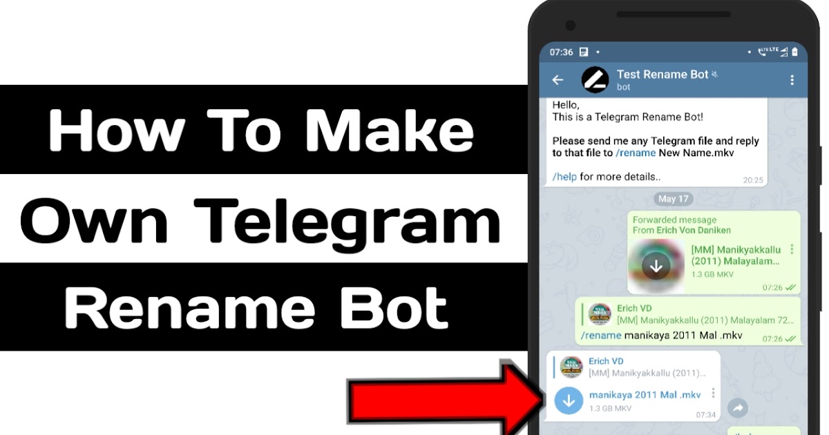 How To Make Own Telegram Rename Bot