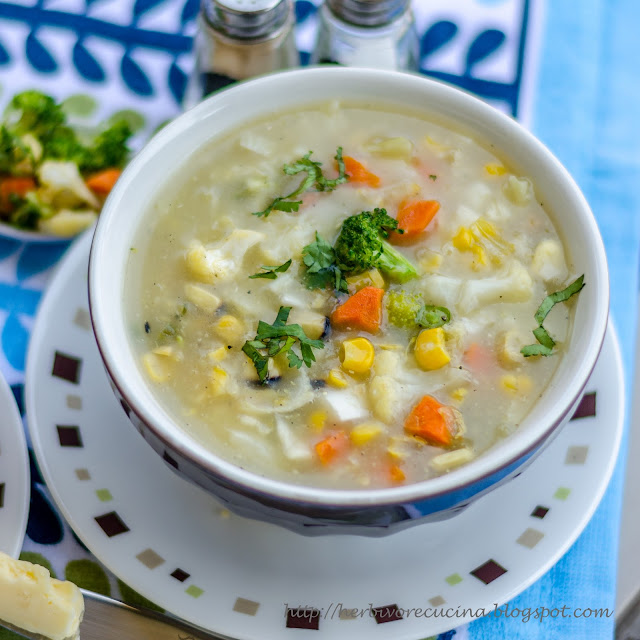 Herbivore Cucina: Sweet Corn Vegetable Soup