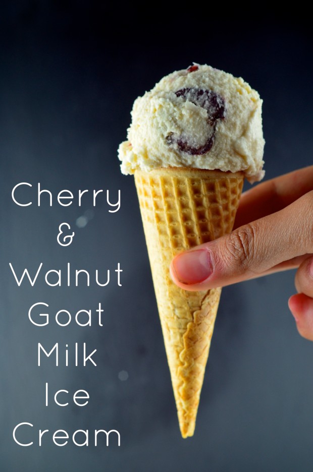 Cherry & Walnut Goat Milk Ice Cream Recipes 24H