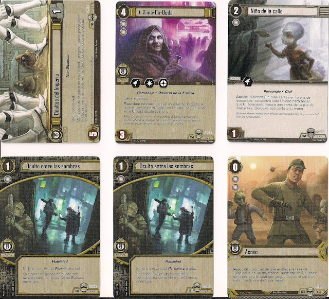 Expansión Star Wars LCG: Ciclo Escuadrón Pícaro - Maniobras evasivas Ocultos del Imperio