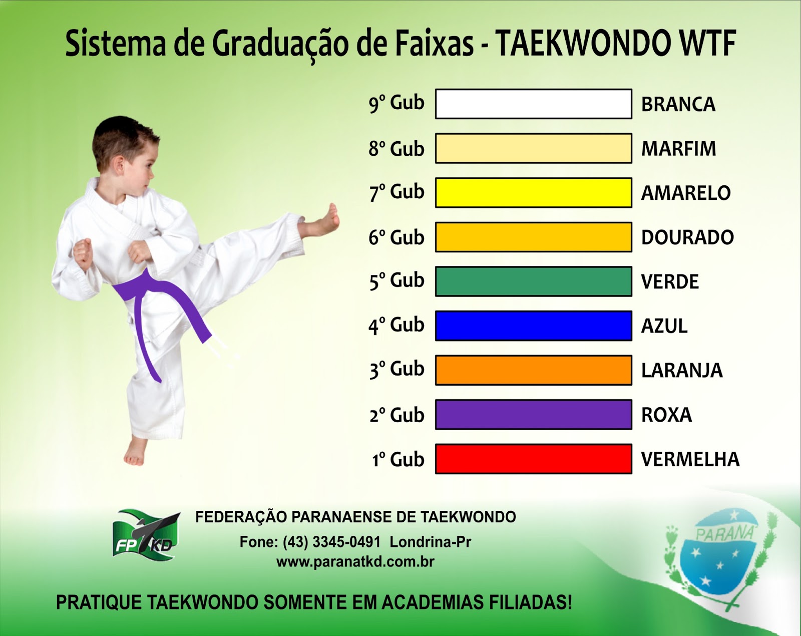 Associação Kenio Taekwondo Apucarana Graduações Associação Kenio Taekwondo Apucarana Graduações