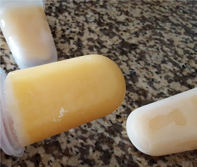 Greek yogurt peach ice cream bars Greek yogurt peach ice cream bars