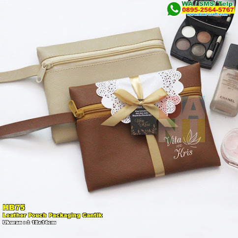 Leather Pouch Packaging Cantik