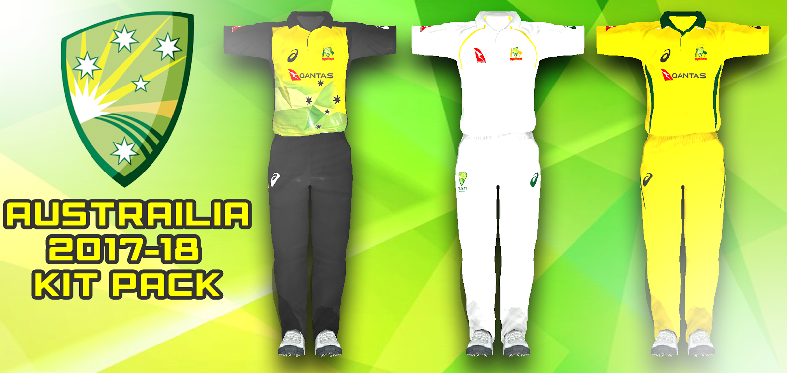 Australia 201718 Kits ICC Cricket Patches