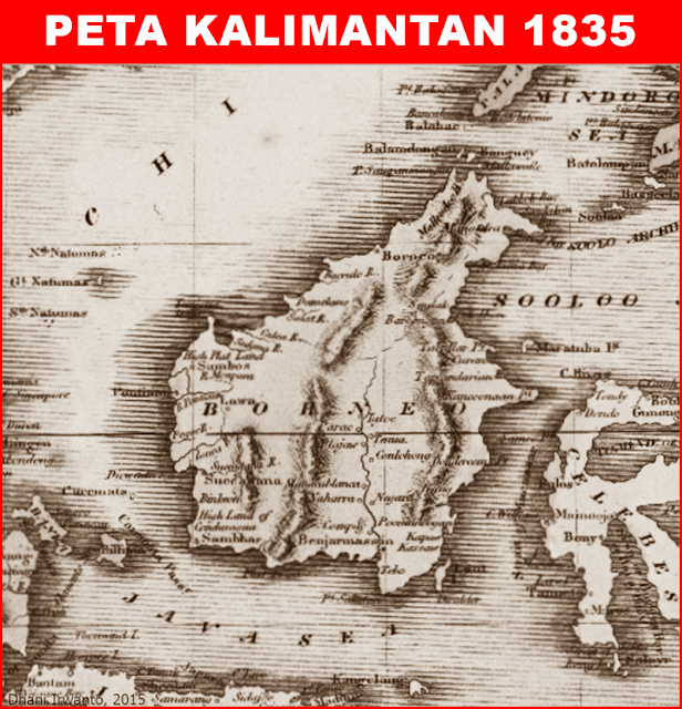 image: Peta Kalimantan tahun 1835