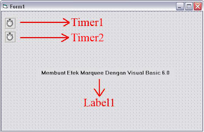 Membuat Efek Marquee Dengan Visual Basic 6.0