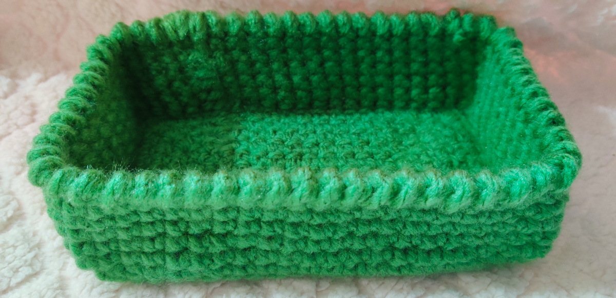 Raji's Craft Hobby Make Your Own Rectangle Crochet Basket