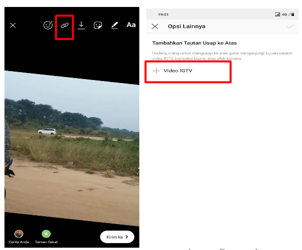 Cara Membuat Swipe Up Di Story Instagram Android Tanpa 10k Follower Pejuangmuda45