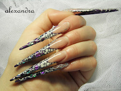 stiletto nail nails designs gems super pointed trends 1200 cracked