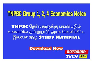 tnpsc economics study material in tamil