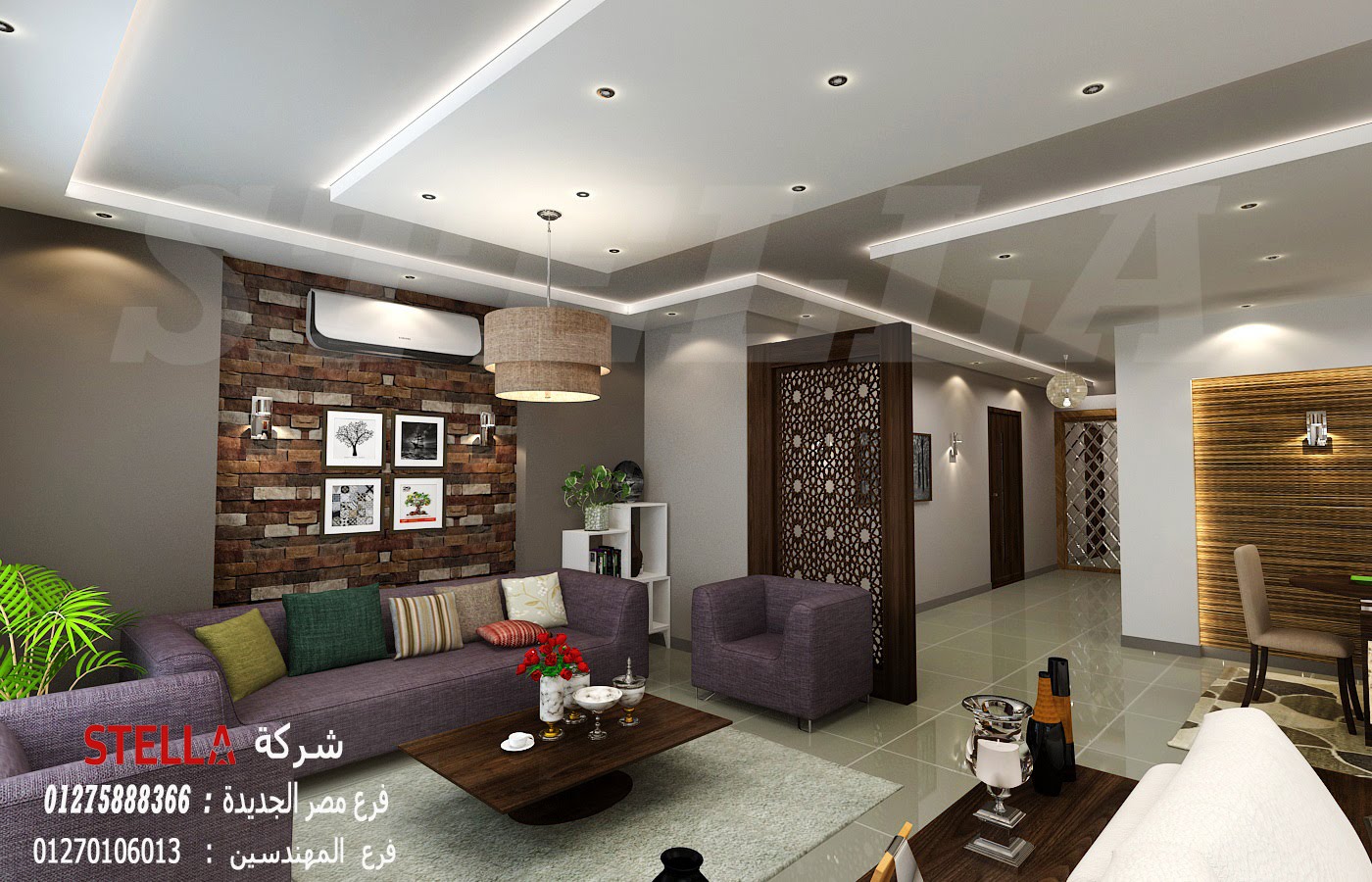 ديكورات شقق صغيرة 60 متر خصم 20 على تشطيب وفرش الشقة 01275888366 اسعار التشطيب والديكور فى مصر