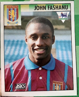 44: John Fashanu, Aston Villa, Merlin’s Premier League 95 Sticker ...