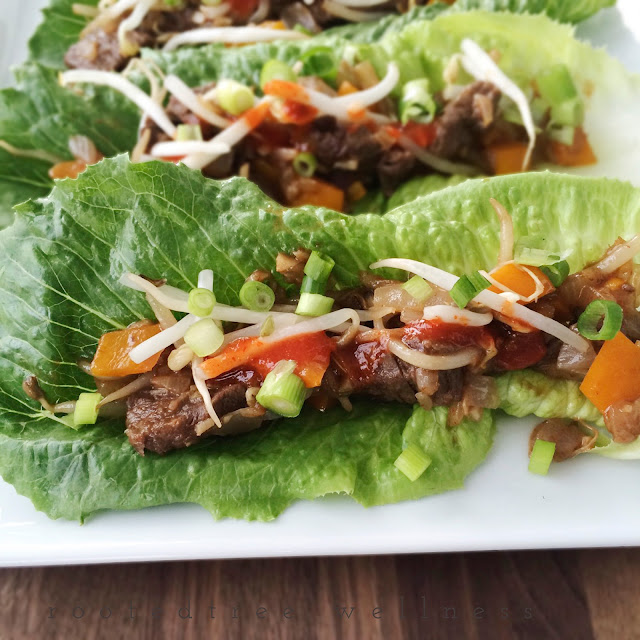 Paleo Steak Lettuce Wraps Leah Seeks