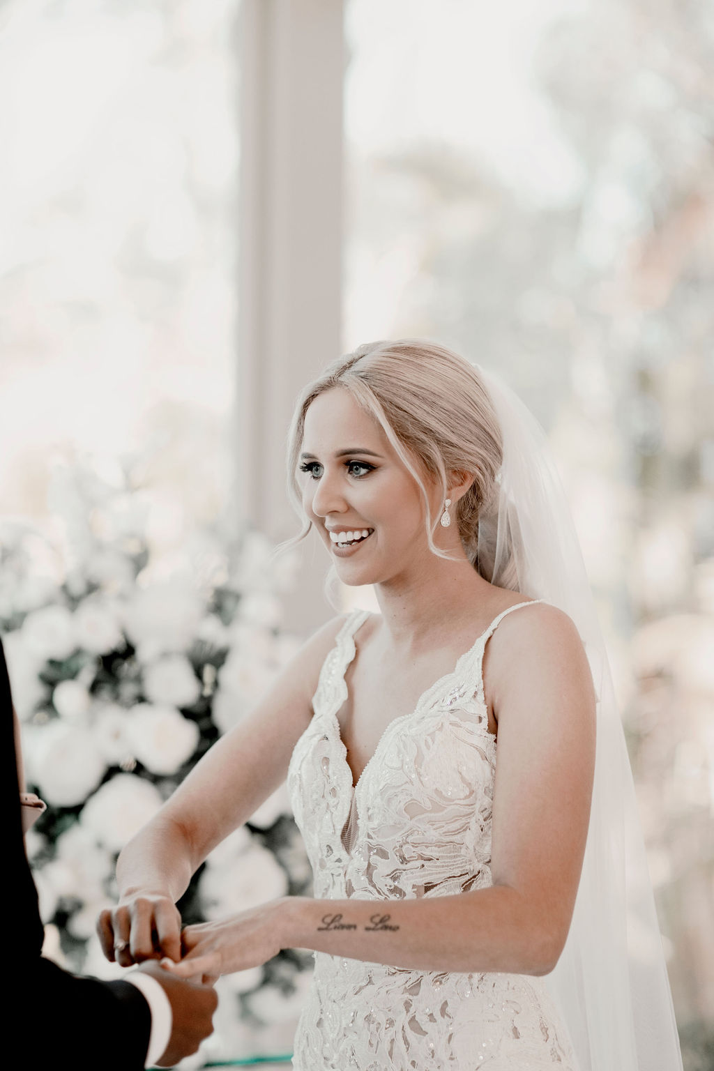 brooke and liam's white and gold wedding | to the aisle gold coast Dahlia and Grace Photography and Film weddings gold coast australia bridal gowns florals venue