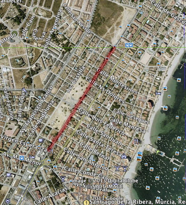 La Ribera Map En oas i solen: Marknad i Santiago de la Ribera