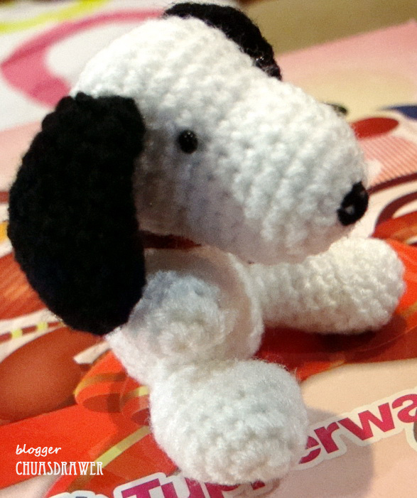 Chua's Drawer Amigurumi Teddy keychain & Snoopy
