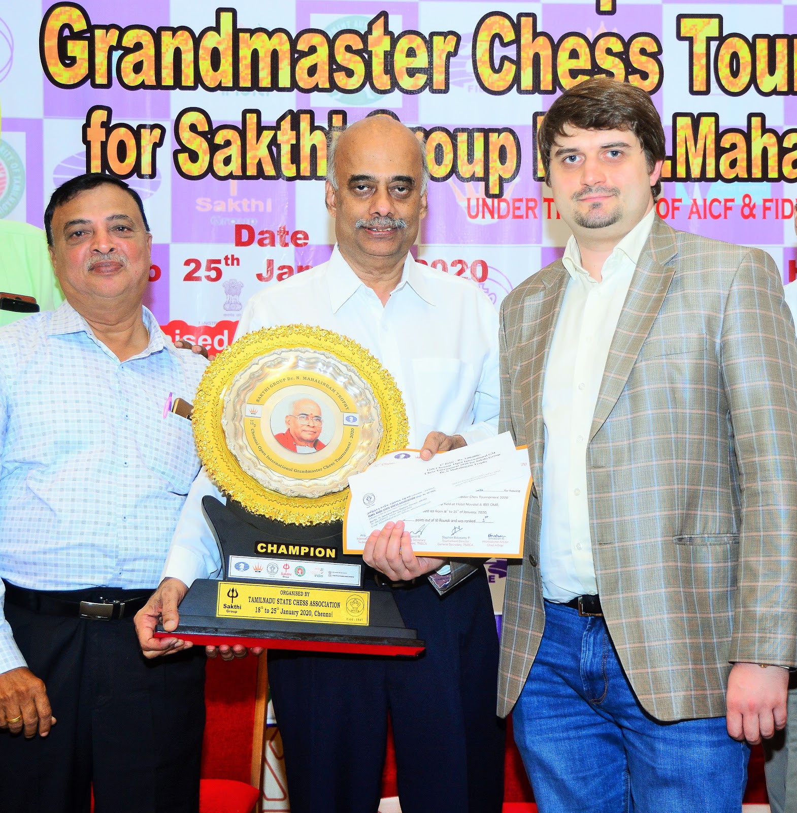 GM Pranav V from Chennai again wins international tournament while