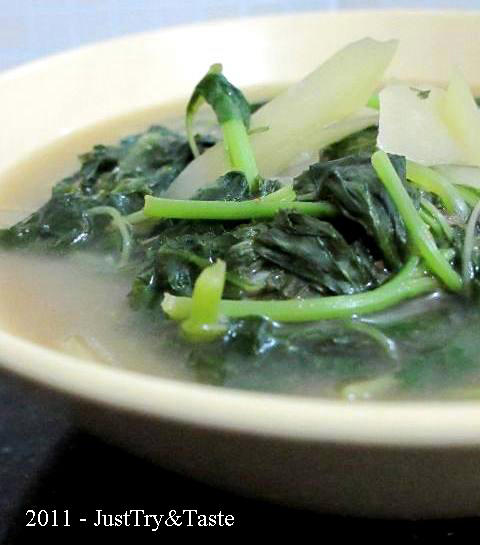 Resep Sayur Bobor Bayam dan Pepaya Muda