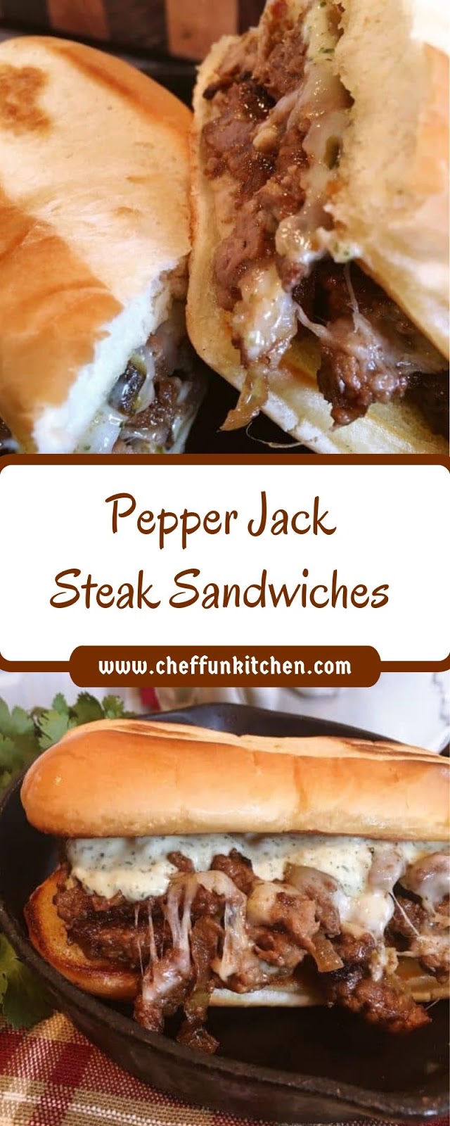 Pepper Jack Steak Sandwiches