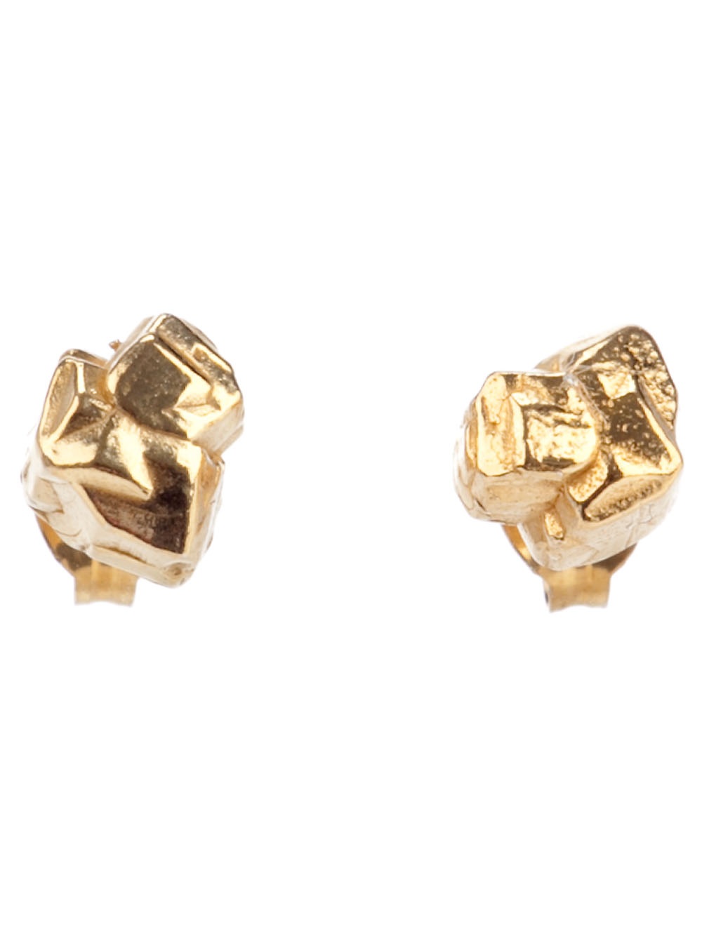 Joao Pedro Felipe: Nuggets Earrings : Estate Gold Nugget Non-Pierced ...