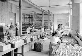 Factory workers in Switzerland in World War II worldwartwo.filminspector.com