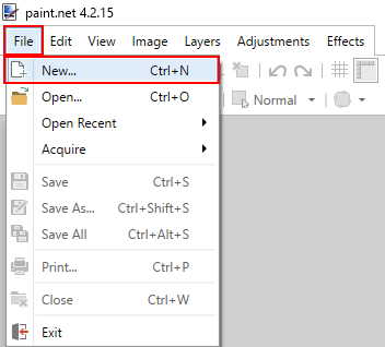 สร้างปุ่มใน Paint.net 1