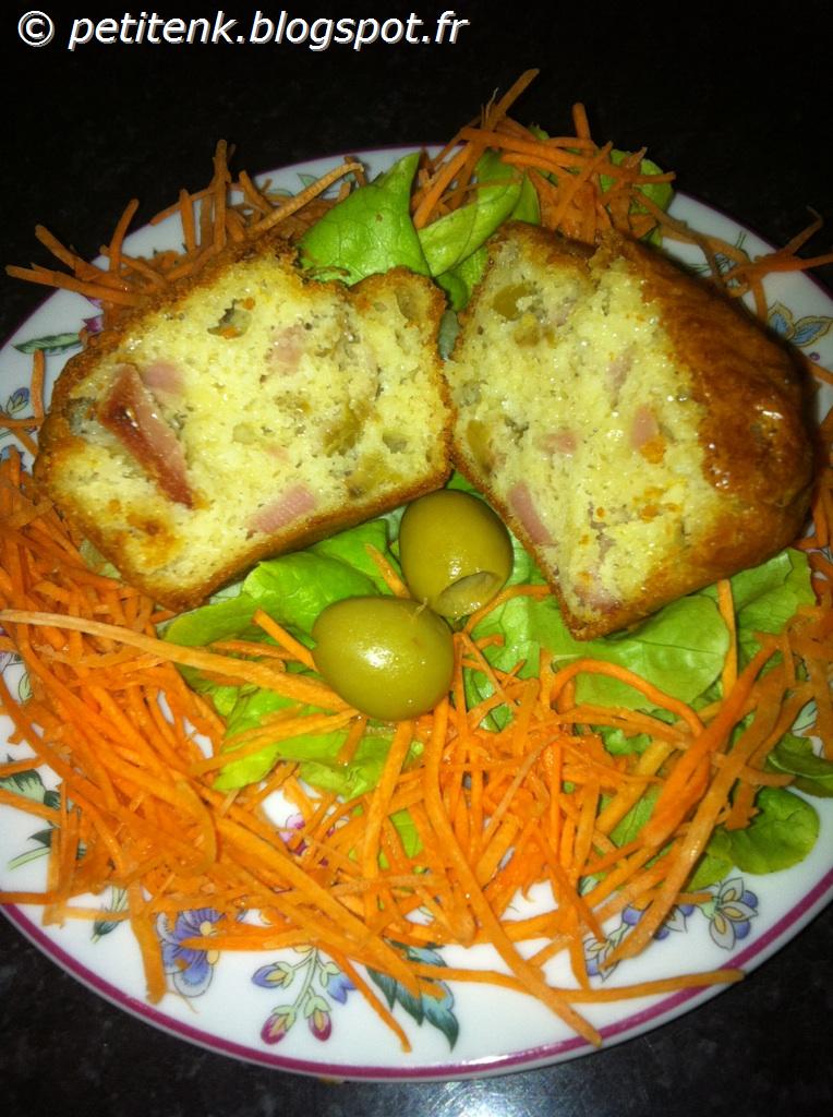 Petit en K muffins au jambon et aux olives