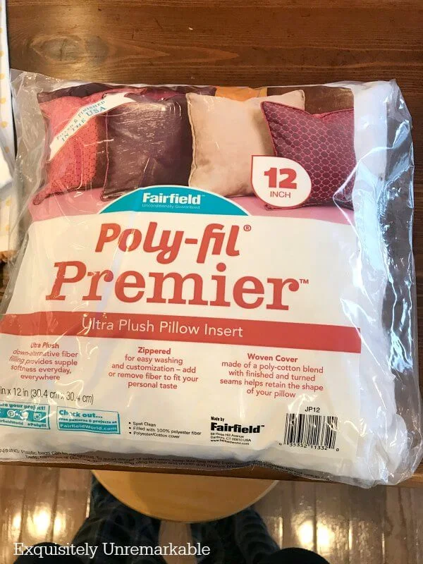 Poly Fil Premier 12x12 Small Accent Pillow Insert