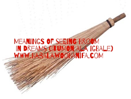 Babalawo Obanifa Dream Interpretation Meaning Of Seeing Broom In