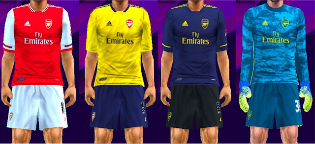 Arsenal Fc 2019 2020 Kits For Pes Ppsspp Kazemario Evolution